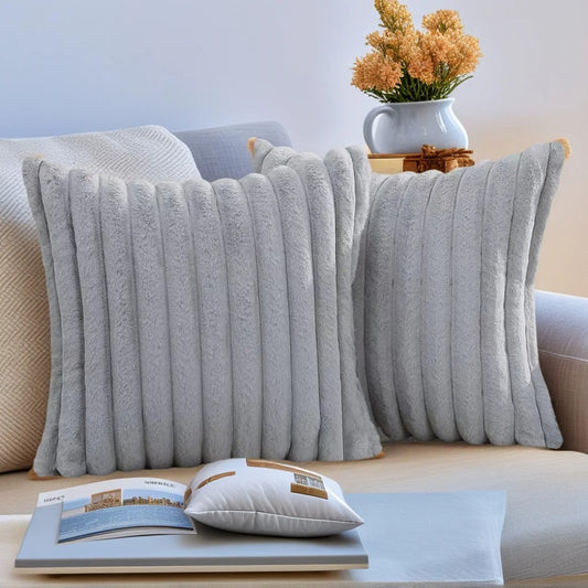 Sienna Plush Decorative Pillow Covers (Set of 2)