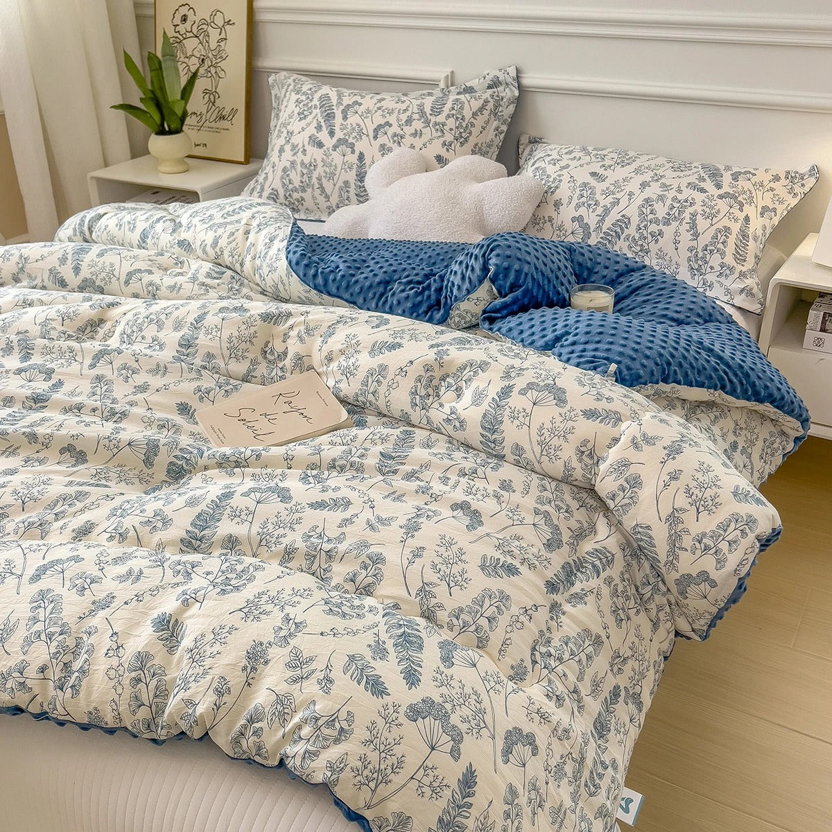 BloomLux Floral Weighted Comforter