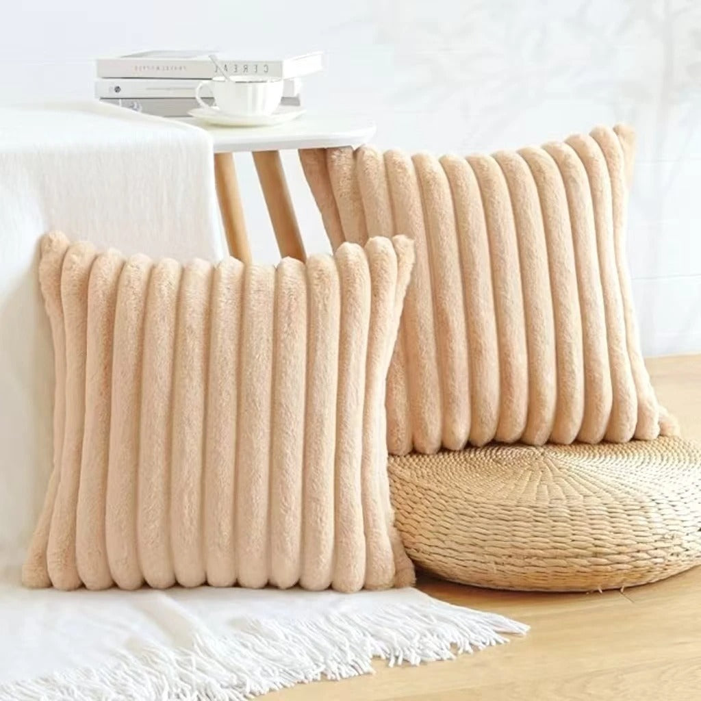 Sienna Plush Decorative Pillow Covers (Set of 2)