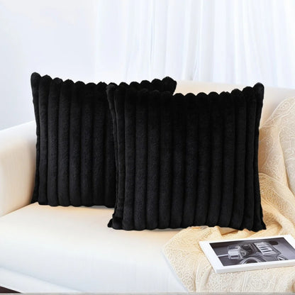 Sienna Plush Decorative Pillow Covers (Set of 2)