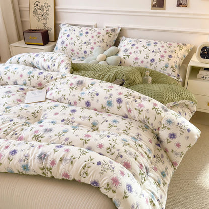 BloomLux Floral Weighted Comforter