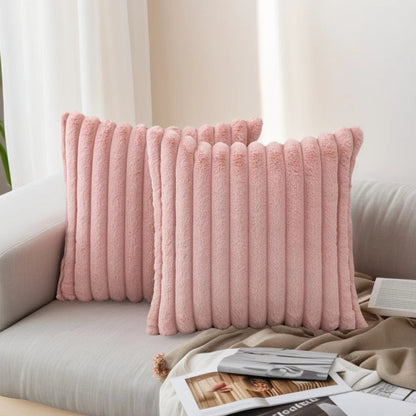 Sienna Plush Decorative Pillow Covers (Set of 2)