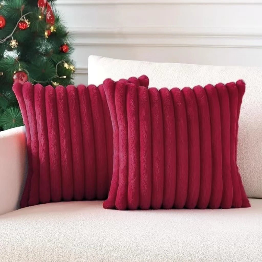 Sienna Plush Decorative Pillow Covers (Set of 2)